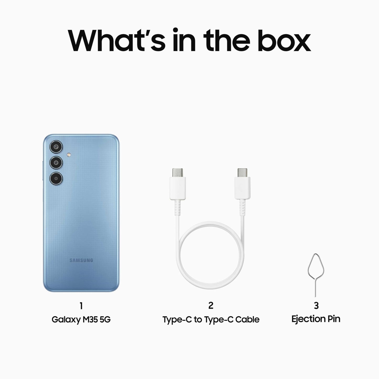 Samsung Galaxy M35 5G (Thunder Grey,6GB RAM,128GB Storage)| Corning Gorilla Glass Victus+| AnTuTu Score 595K+ | Vapour Cooling Chamber | 6000mAh Battery | 120Hz Super AMOLED Display| Without Charger