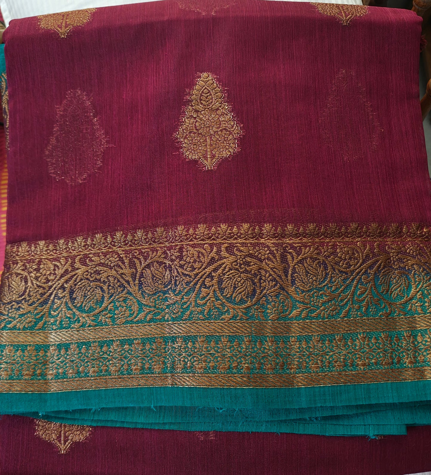 Janaki.universe-Jute Linen Saree