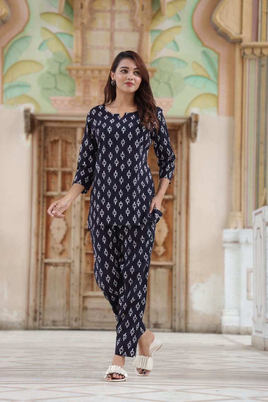 Pure Cotton Night Suit