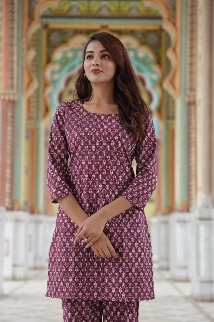 Pure Cotton Night Suit
