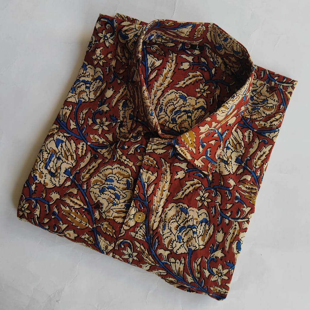 Pure Cotton Men's Half Sleeves Shirt