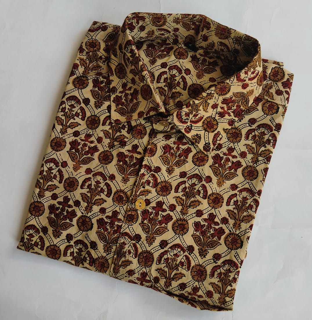 Pure Cotton Men's Half Sleeves Shirt