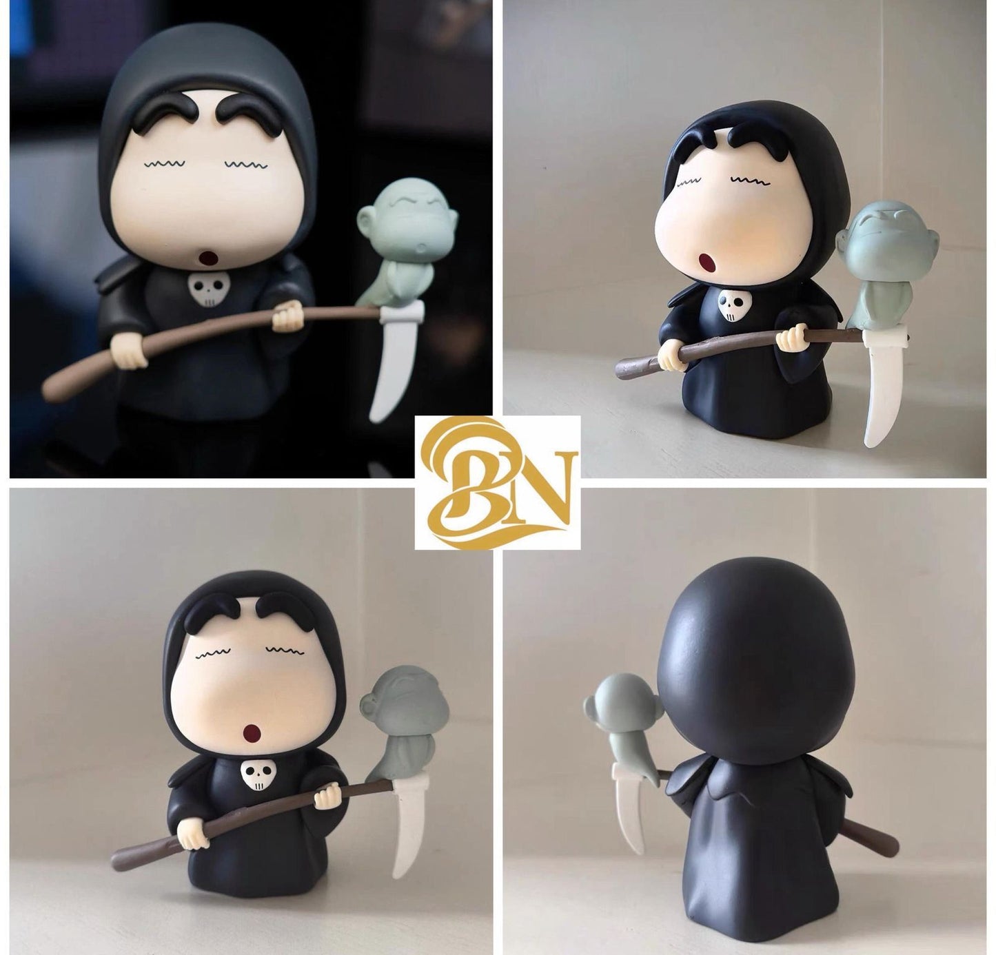 Crayon Shin Chan Anime Figure Q Version Cos Grim Reaper Action Figure Kawaii