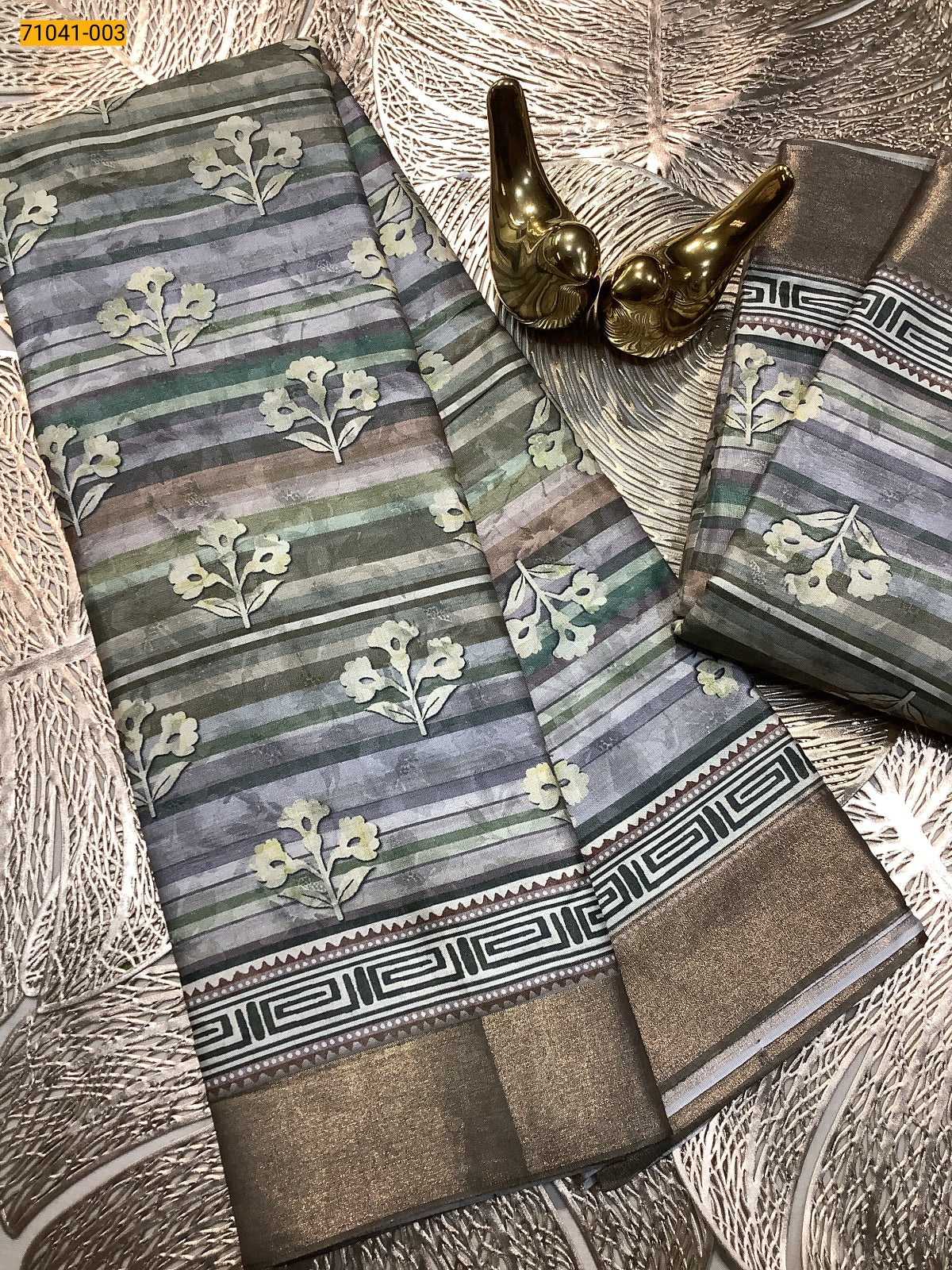 Mulmul Linen Silk saree