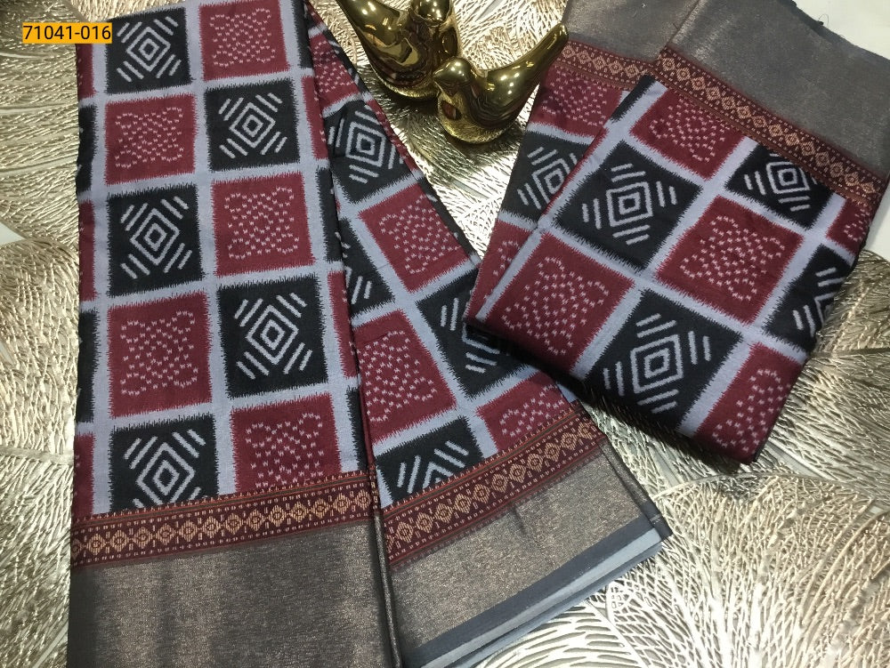 Mulmul Linen Silk saree