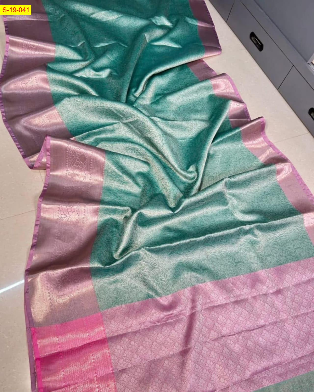 Katan Banaras tissue silk sarees