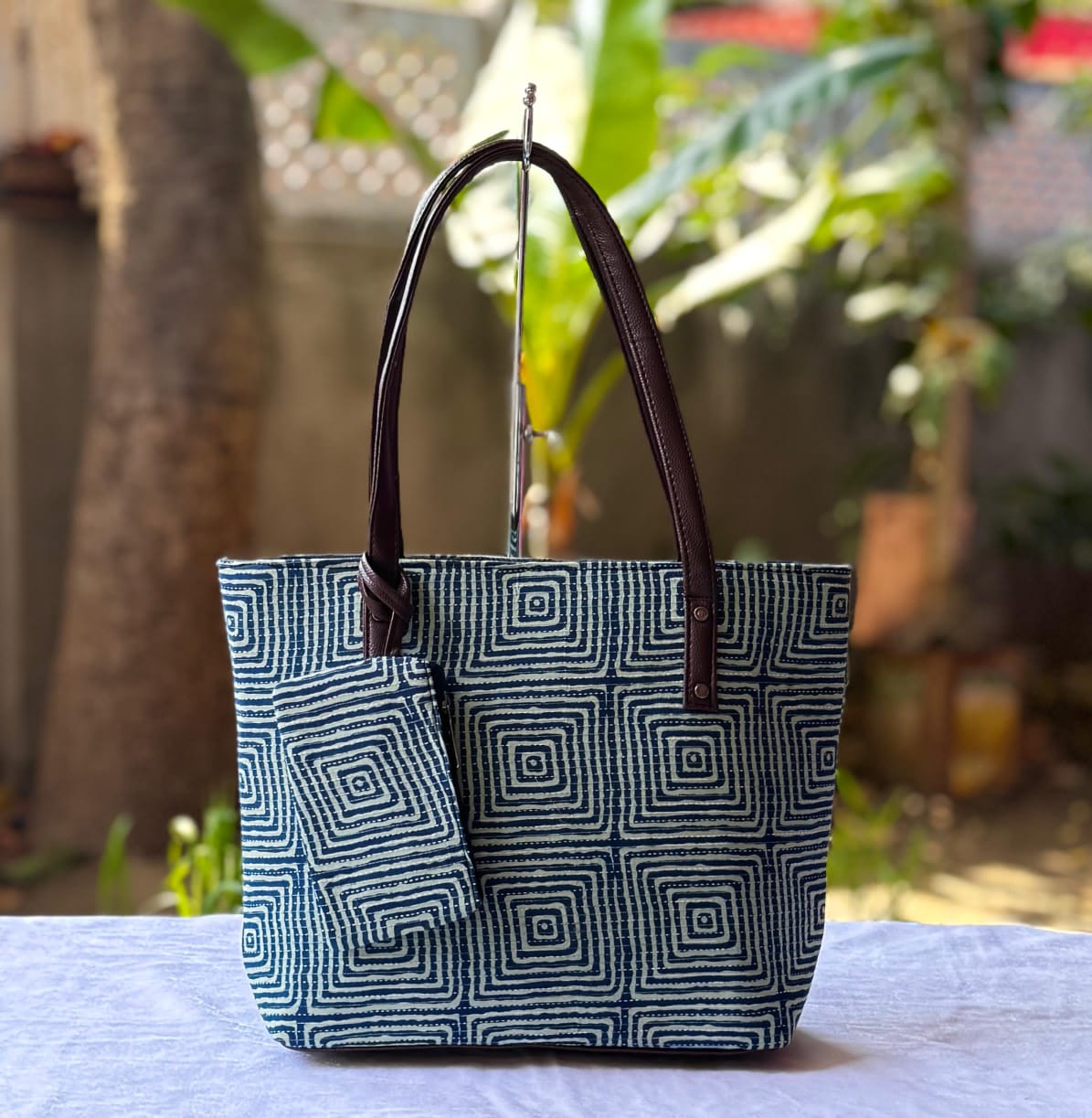 Ikkat Tote Bag