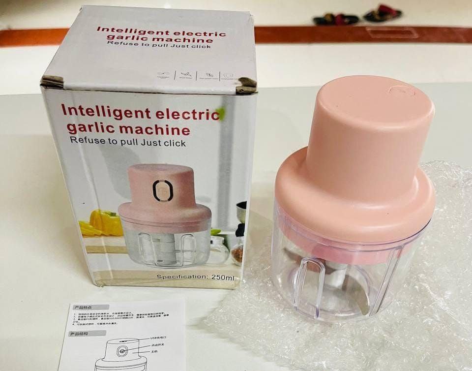 USB Garlic Cutter 250 ML | Electric Garlic Machine | Electric Garlic Cutter