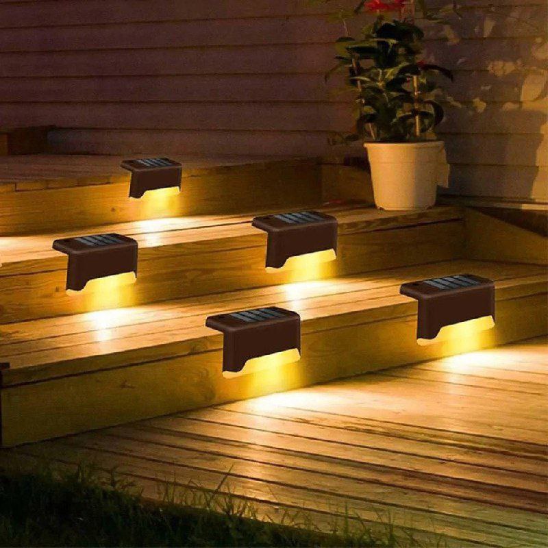 Pack o f 6 Stair Deck Solar Light | Outdoor Waterproof Solar Stair Lights