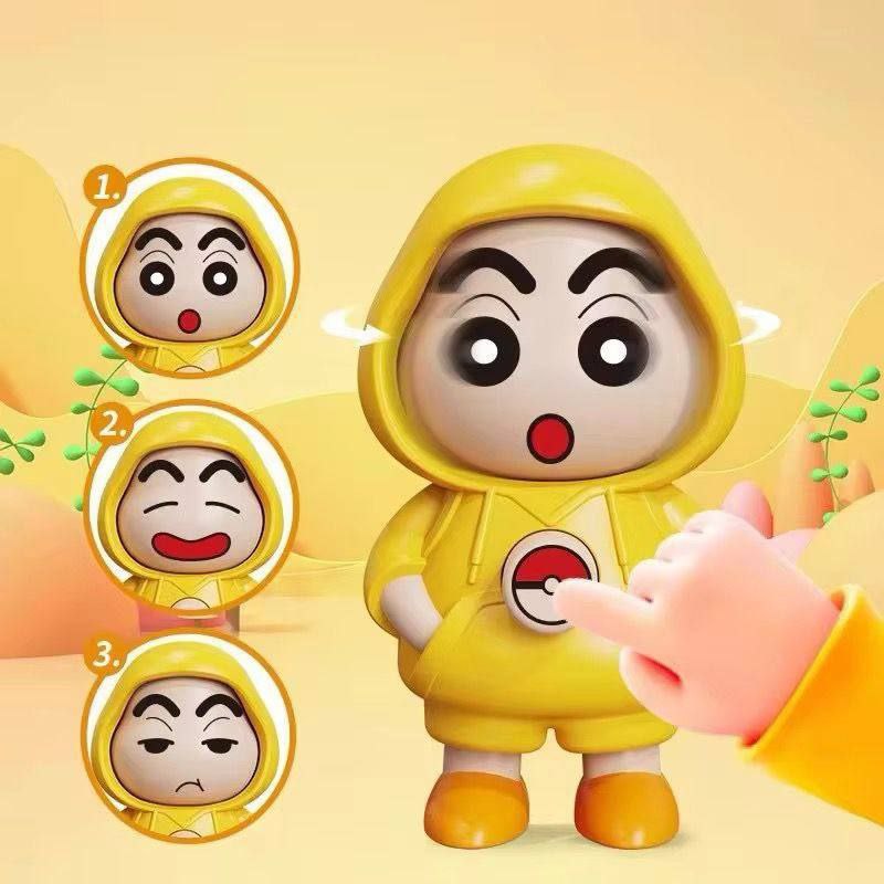 Shinchan Face Changing Keychain | Shinchan Keychain | Key Holder Cartoon Character