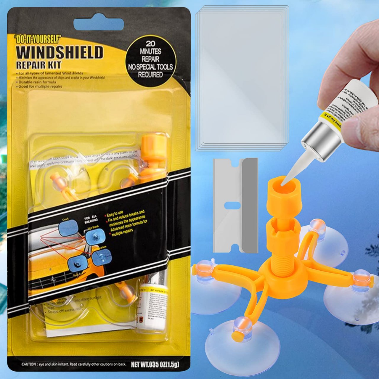 Windshield Repair Kit Car Window Glass Repair Tool