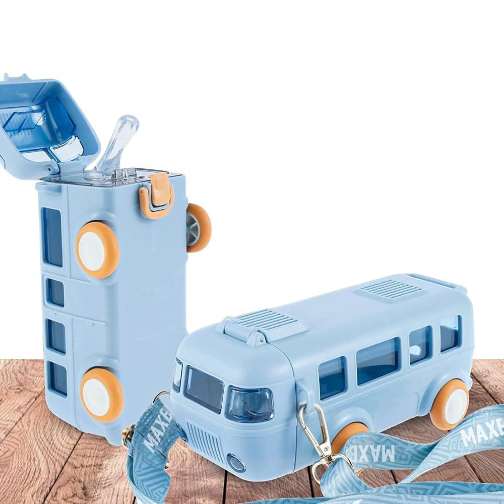 Car Straw Water Cup 500 Ml Portable Detachable Bus Water Bottle