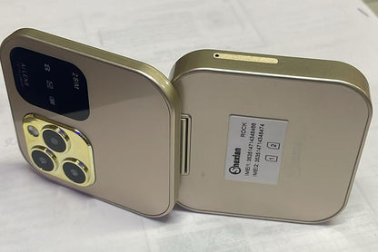 Flip Fold Dual Sim Mobile with Torch, Lithium Polymer Battery, 1.8 Screen Size, Bluetooth, 2 GB Ram