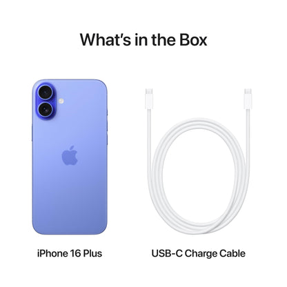 iPhone Plus 16 256 GB: 5G Mobile Phone with Camera Control, A18 Chip and a Big Boost in Battery Life. Works with AirPods; Teal