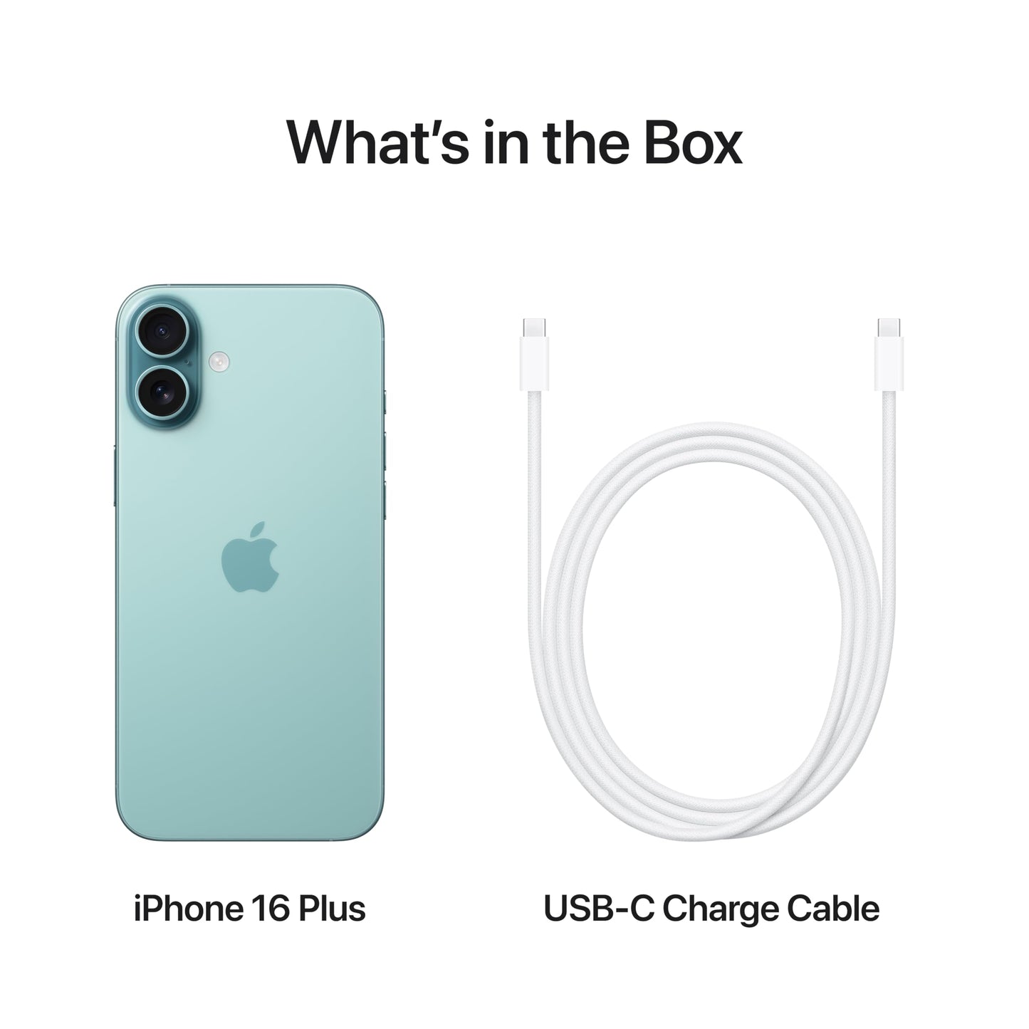 iPhone Plus 16 256 GB: 5G Mobile Phone with Camera Control, A18 Chip and a Big Boost in Battery Life. Works with AirPods; Teal