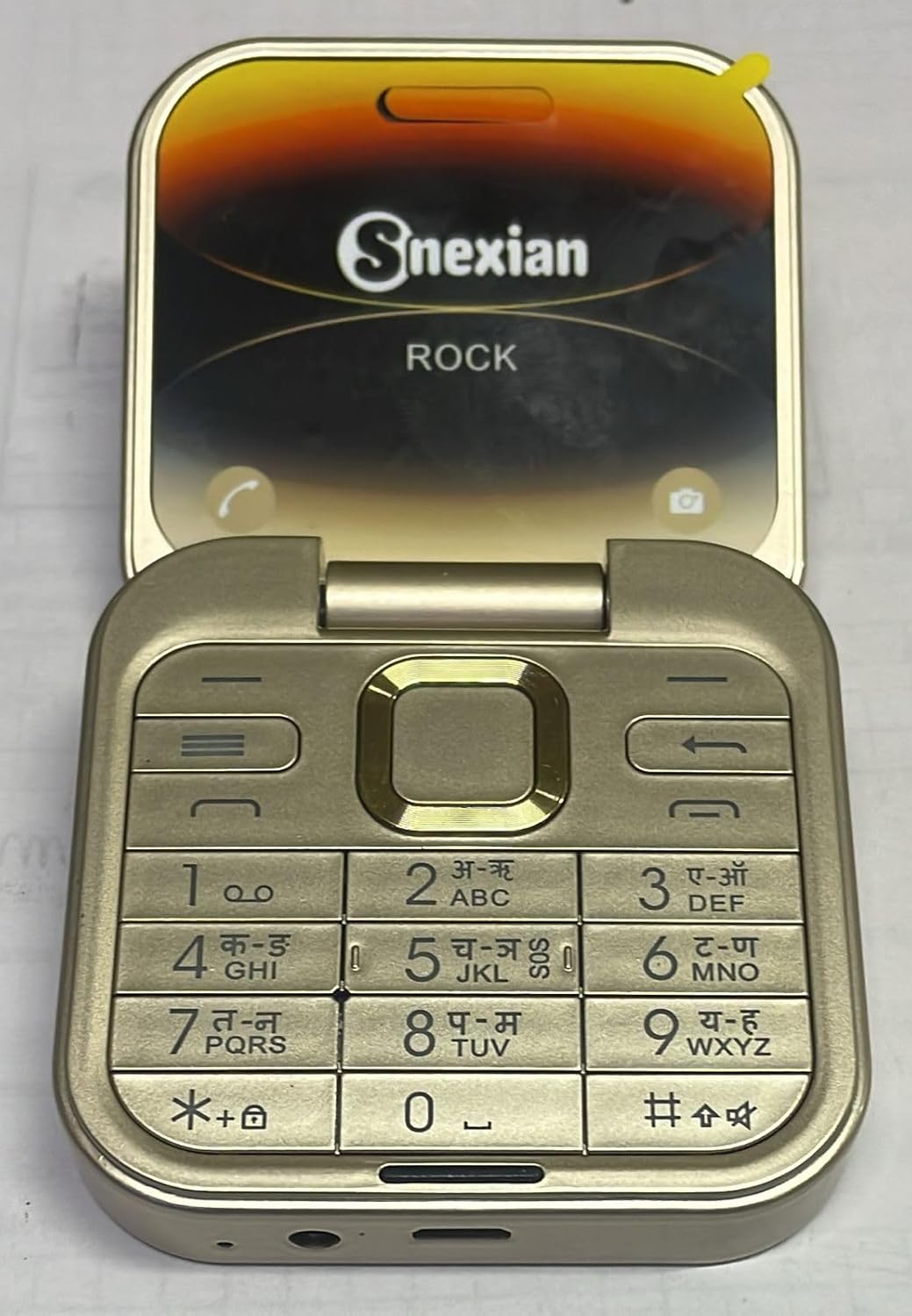 Flip Fold Dual Sim Mobile with Torch, Lithium Polymer Battery, 1.8 Screen Size, Bluetooth, 2 GB Ram
