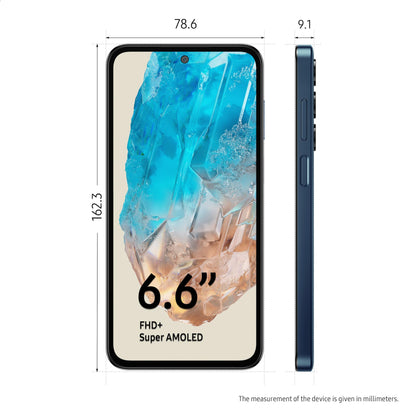 Samsung Galaxy M35 5G (Thunder Grey,6GB RAM,128GB Storage)| Corning Gorilla Glass Victus+| AnTuTu Score 595K+ | Vapour Cooling Chamber | 6000mAh Battery | 120Hz Super AMOLED Display| Without Charger