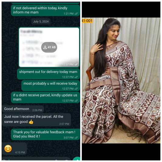 Mulmul Linen Silk saree