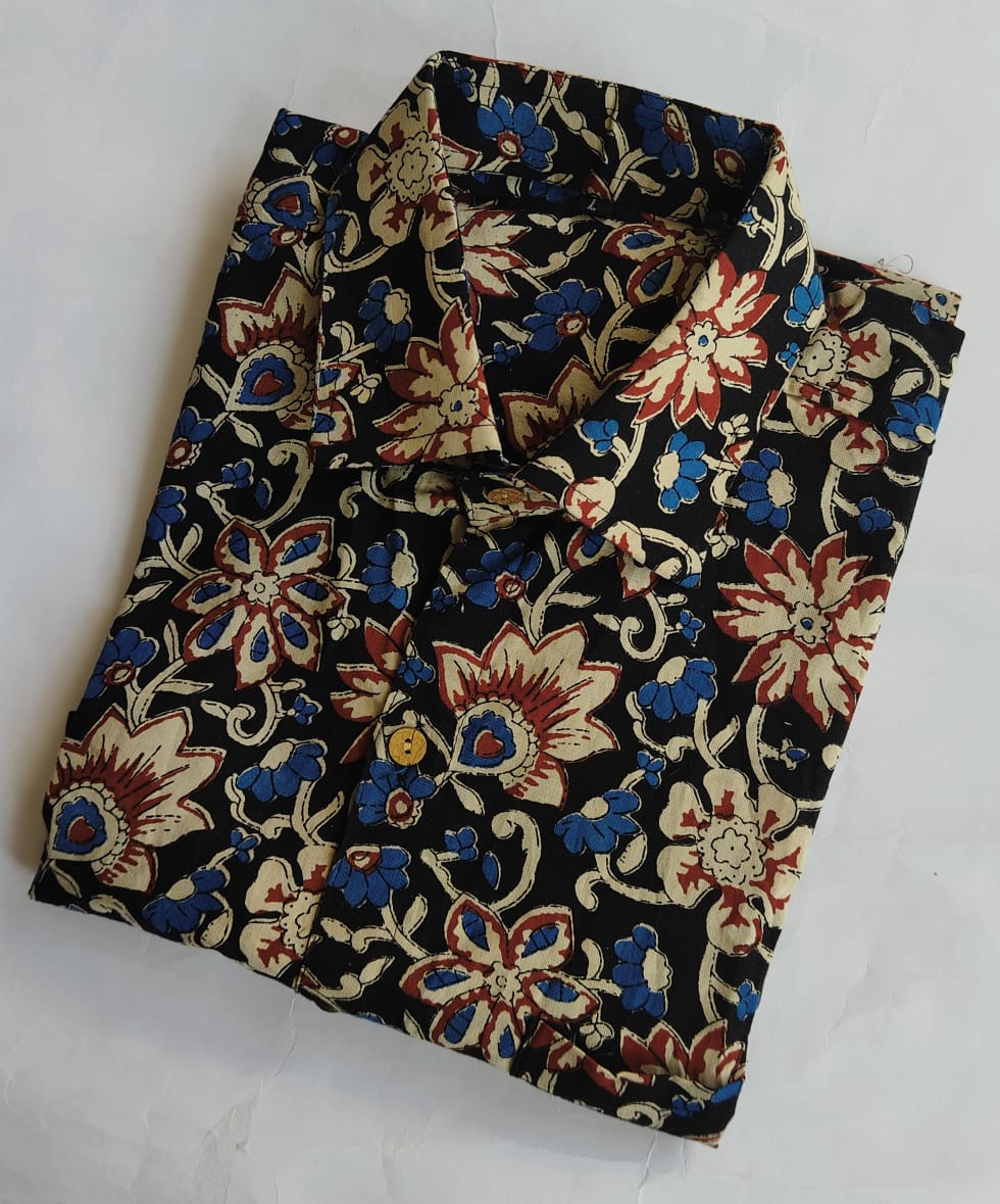 Pure Cotton Men's Half Sleeves Shirt