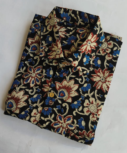 Pure Cotton Men's Half Sleeves Shirt
