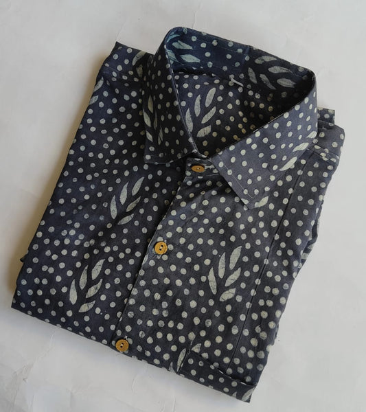 Pure Cotton Men's Half Sleeves Shirt