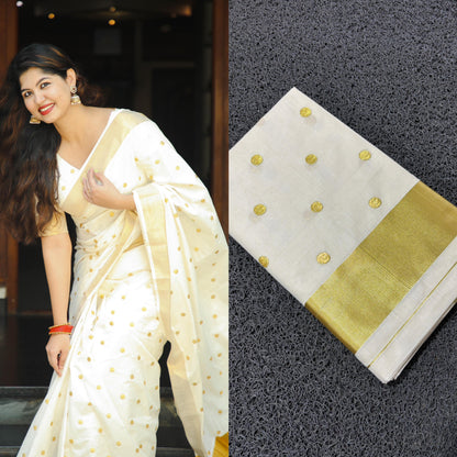 Small polka saree