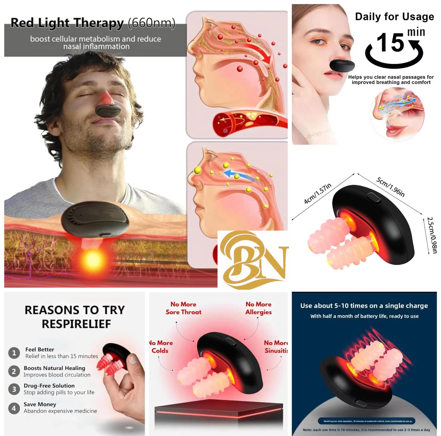 Red Light Therapy for Nose