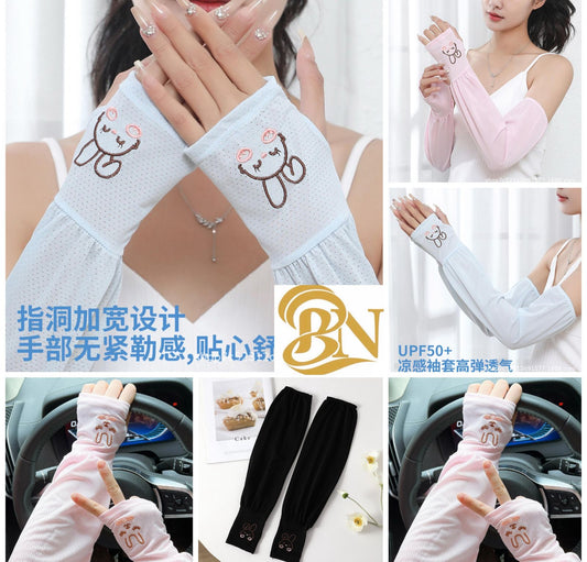 Little Rabbit Sunscreen Sleeves Fashion Uv Protection Lightweight Arm Cover