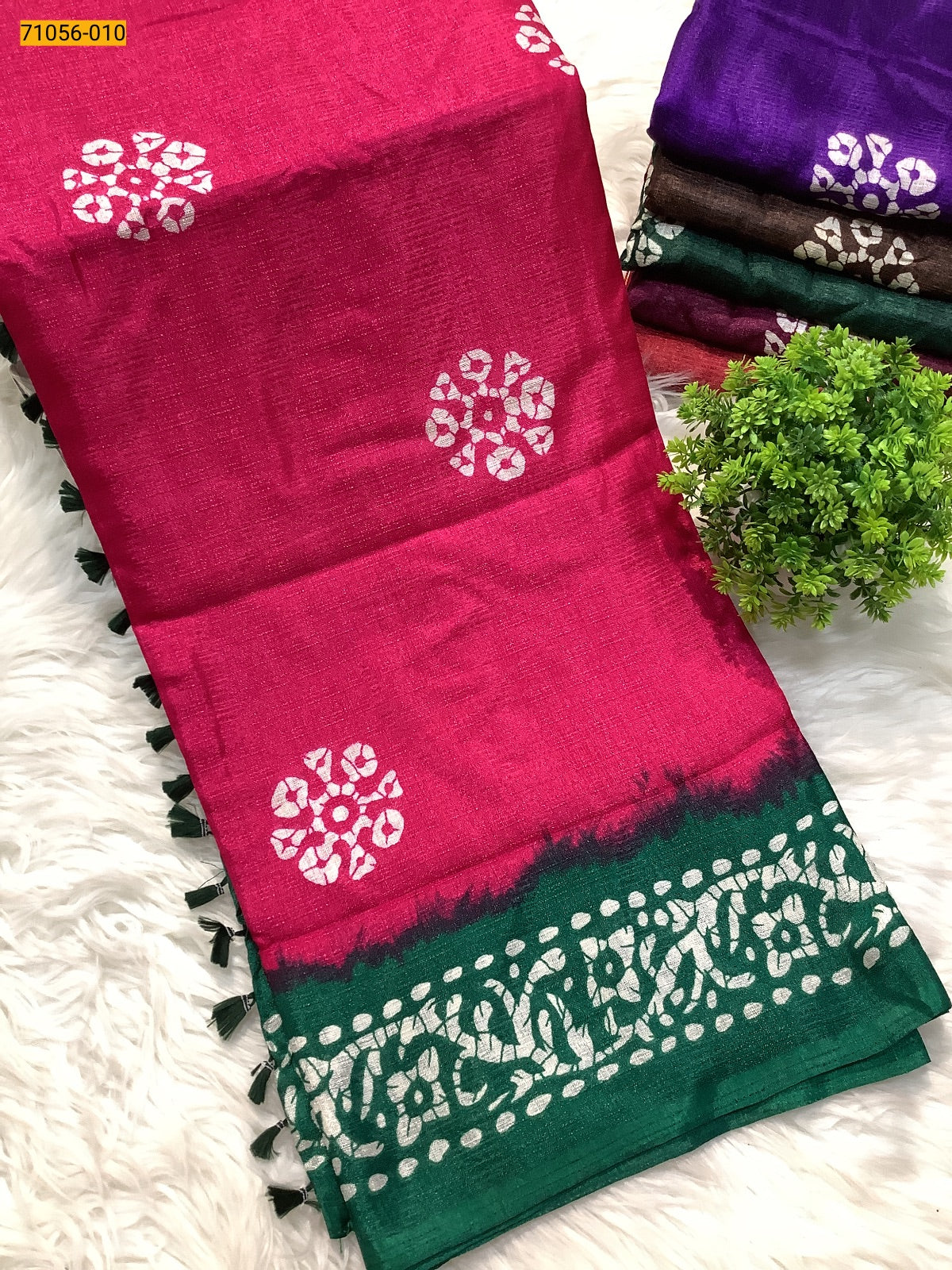 Fancy Mulmul Linen Silk Saree