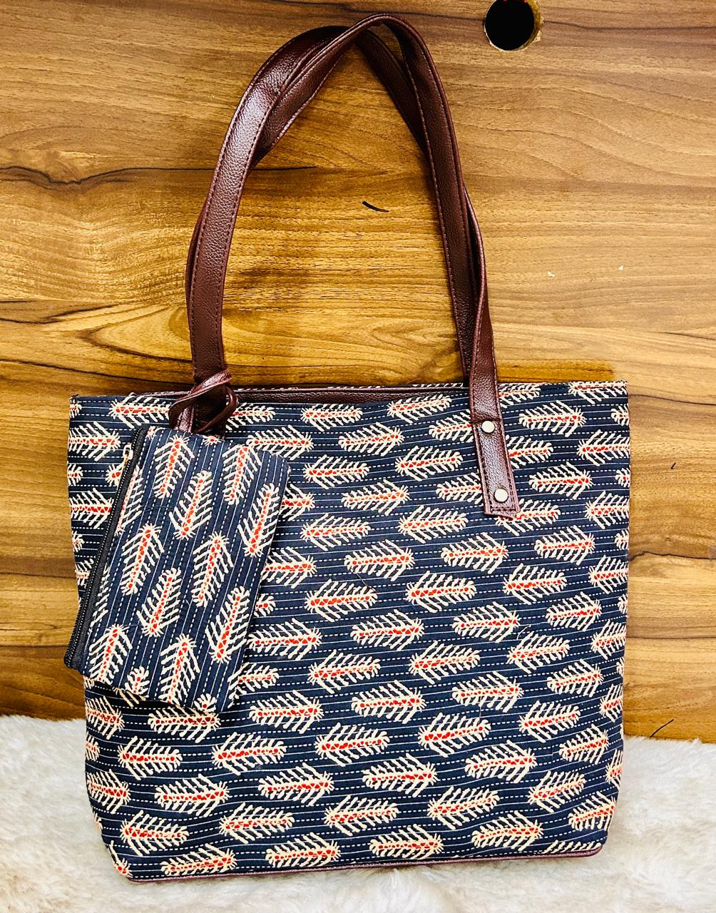 Ikkat Tote Bag