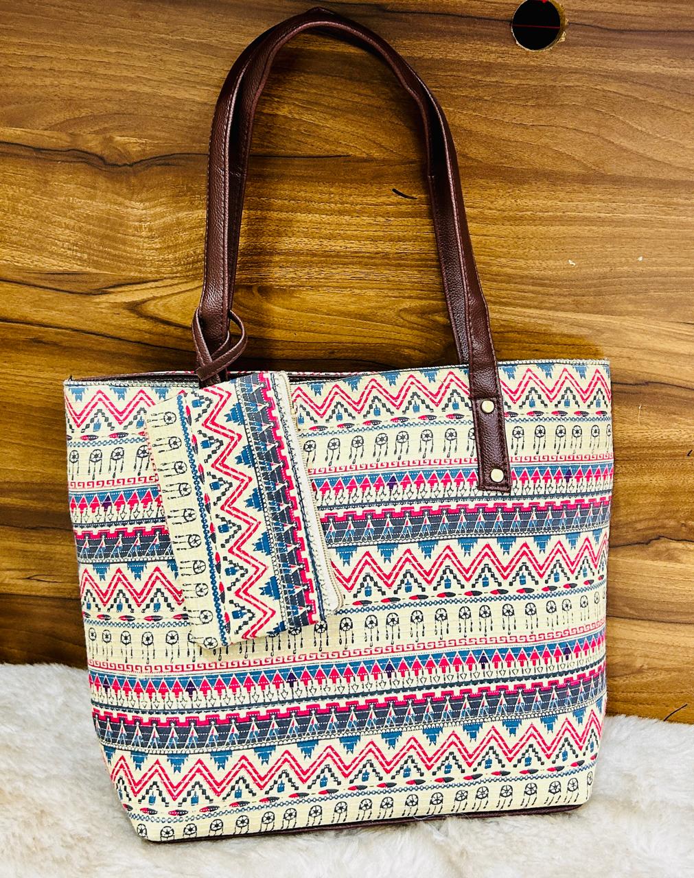 Ikkat Tote Bag