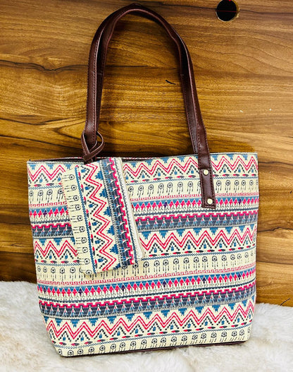 Ikkat Tote Bag