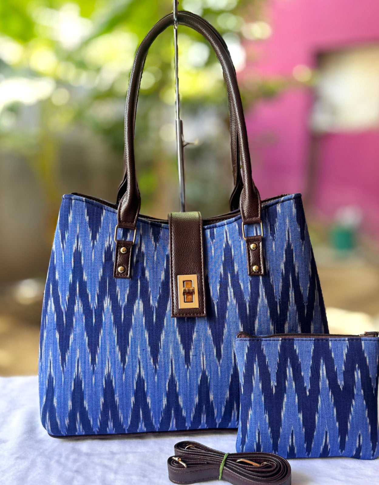 Python Tote cum sling Bag