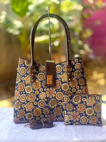 Python Tote cum sling Bag