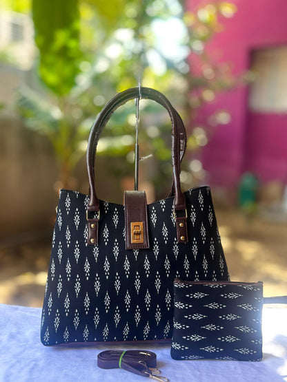 Python Tote cum sling Bag