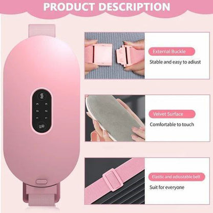 Electric Menstrual Heating Pad Period Cramp Massager, Velvet