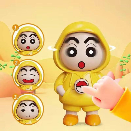 Shinchan Face Changing Keychain | Shinchan Keychain | Key Holder Cartoon Character