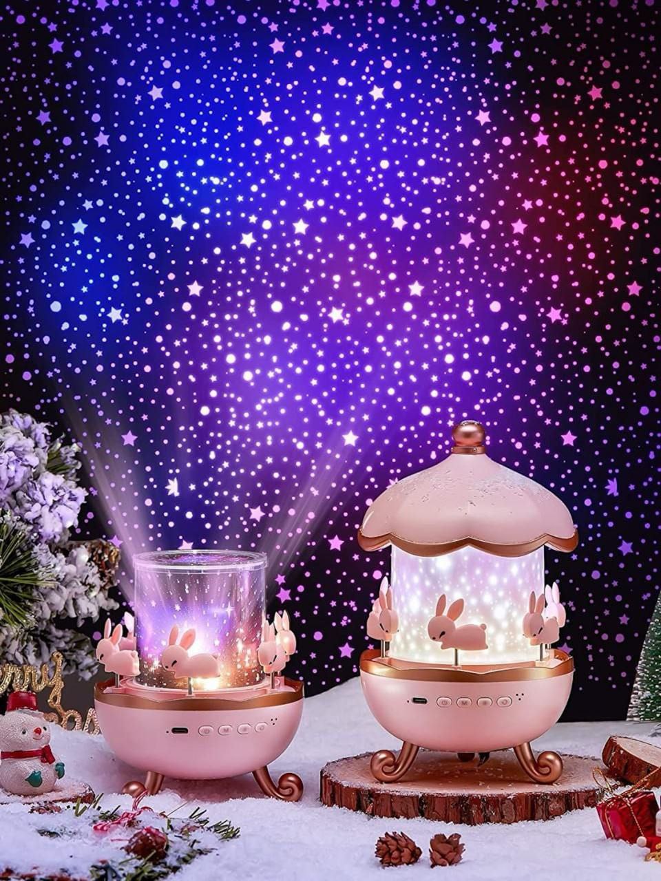 Rabbit Night Light Projector | Rechargeable Rabbit Sky Projector