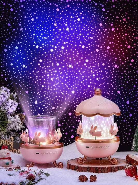 Rabbit Night Light Projector | Rechargeable Rabbit Sky Projector