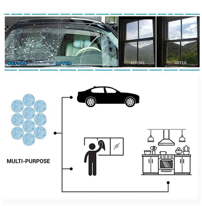 Car Glass Cleaner Tablet