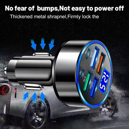 6 In 1 Car Charger | USB Car Charger