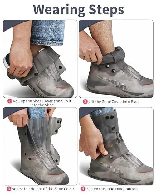 Silicone Shoe Cover | Waterproof Double Breasted Layer Cover