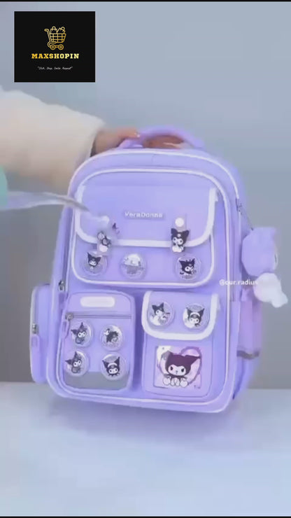 Kids School Bag for Students - Different Random Character School Bag for Girls